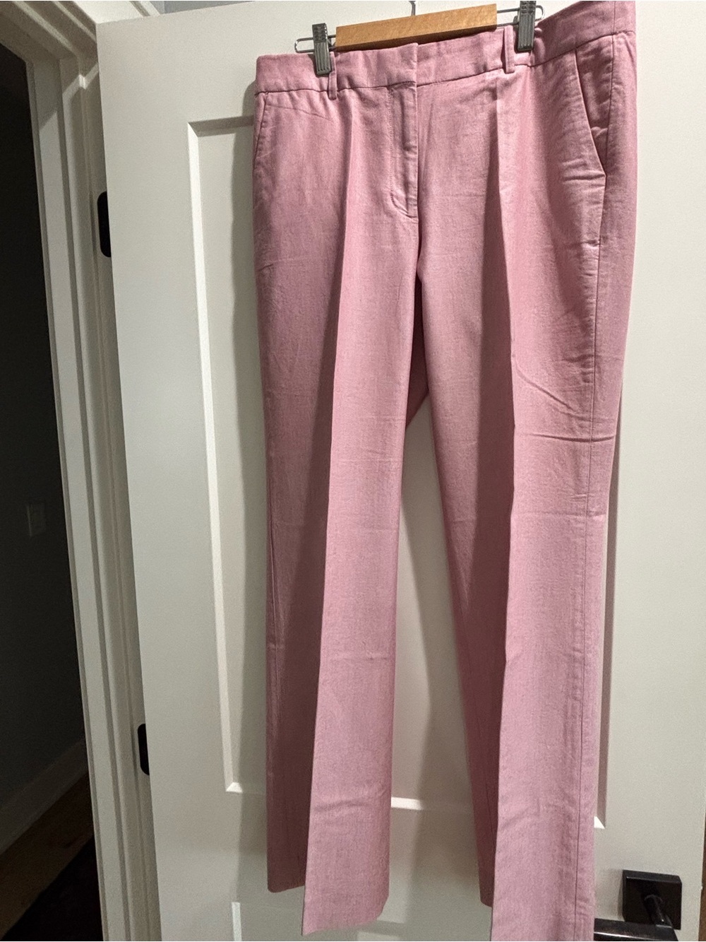 J. Crew Women's Straight-Leg Jeans in Dusty Pink